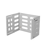 SKLÁDACÍ DRŽÁK PRO MONTÁŽ NA STĚNU 19" 8U 497X400/240 ŠEDÝ LANBERG
