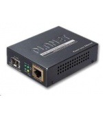 Planet GTP-805A konvertor 10/100/1000Base-T / miniGBIC SFP, PoE injektor IEEE 802.3at
