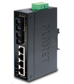 Planet switch ISW-621TS15, průmysl.verze 4x10/100+2x100BaseFX (SC) SM 15km, DIN, IP30, -40 až 75°C, 12-48V