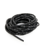 C-Tech CABLEXPERT stahovací spirála na kabely, 12mm, 10 m, černá