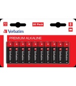 VERBATIM Alkalická Baterie AA 20 Pack / LR6