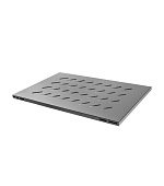 LANBERG 19" PEVNÁ POLICE PRO OTEVŘENÝ RACK 1000 MM 1U/480,5X780 MM MAX. NOSNOST DO 120 KG ČERNÁ