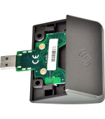 Čtečka RFID karet pro XPOS, 13.56 MHz, USB (emulace RS232), šedá