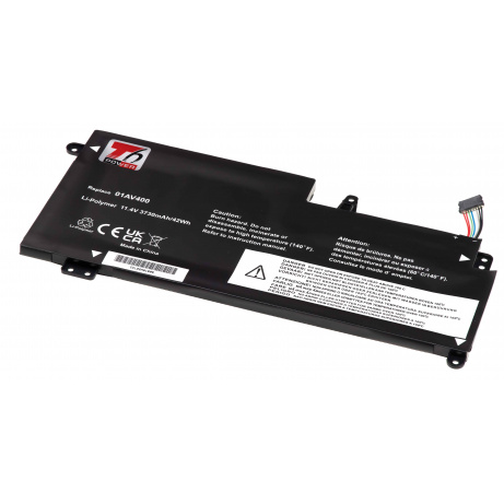 Baterie T6 Power pro Lenovo ThinkPad 13 20GJ/20GK, 20GL/20GM serie, 3730mAh, 42Wh, 3cell, Li-Pol