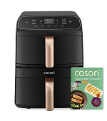 BAZAR - Cosori Turbo Tower Compact horkovzdušná fritéza 8,6 L černá - Poškozený obal (Komplet)