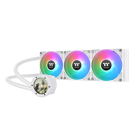 BAZAR - THERMALTAKE Vodní chladič TH360 V2 Ultra ARGB, 3x120mm ARGB, LGA1851, AM5, bílá, rozbaleno