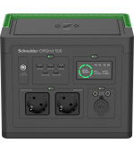 Schneider OffGrid Portable Power Station 500, 517Wh Lithium-ion, 2 Schuko, Sinewave