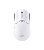 HyperX Pulsefire Haste 2/Herní/Optická/Pro praváky/26 000 DPI/USB+BT/Bílá