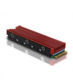 AXAGON CLR-M2, hliníkový pasivní chladič pro jedno i oboustranný M.2 SSD disk, výška 12 mm