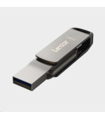 Lexar JumpDrive Dual Drive D400 Type-C/Type-C & Type-A, up to 130MB/s read (USB 3.1) 256GB