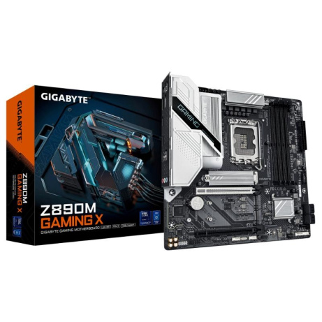 GIGABYTE MB Sc LGA1851 Z890M GAMING X, Intel Z890, 4xDDR5, 2xDP, 1xHDMI, mATX