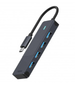 RAPOO rozbočovač UCH-4001, USB-C na USB-A