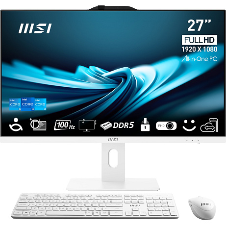 MSI PRO/AP272P 14M-611EU/27"/FHD/i7-14700/16GB/1TB/Intel int/W11P/Bílá/2R