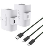 VENOM VS2874 Xbox Series S/X & One White High Capacity Twin Battery Pack + 3 meter cable