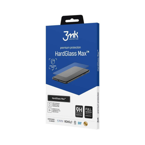 3mk tvrzené sklo HardGlass MAX Black pro Samsung Galaxy Z Fold 5 (Front)