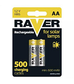 GP HR6/2BP Raver Rechargeable SOLAR 600mAh
