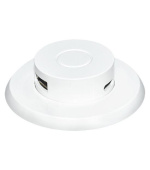 Solight výsuvná nabíječka USB A+C 24W PD, bílá