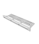 24PORTOVÝ PATCH PANEL 1U S ORGANIZÉREM PRO KEYSTONE MODULY ŠEDÝ LANBERG
