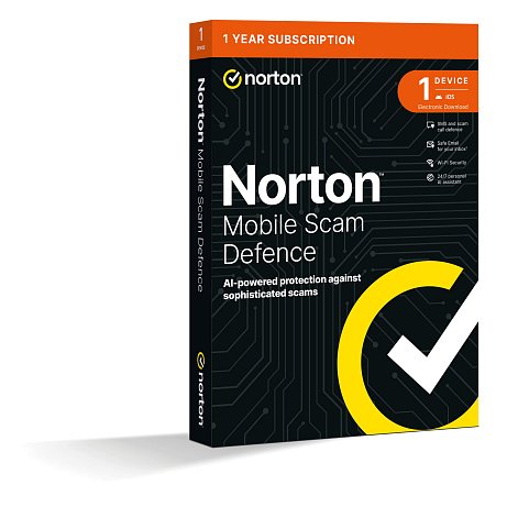 Norton Mobile Scam Defense 1 uživatel na 1 zařízení na 1 rok ESD