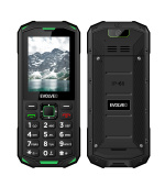 EVOLVEO StrongPhone X5, IP68 odolný Dual SIM telefon, 2,4"LCD, 2500mAh, černo-zelený