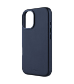 FIXED MagLeather kožený kryt iPhone 16, modrý