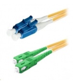 XtendLan duplexní patch kabel SM 9/125, OS2, LC(PC)-SC(APC), LS0H, 7m