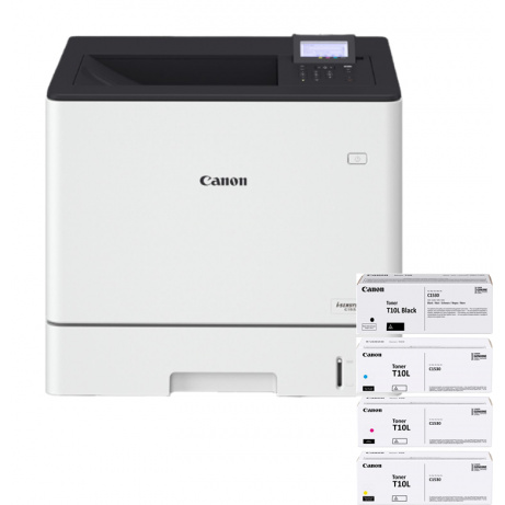 Canon i-SENSYS X/C1533P + sada tonerů T10L/Tisk/Laser/A4/LAN/WiFi/USB