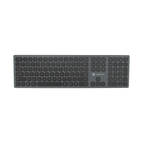 Natec klávesnice DOLPHIN/Bezdrátová Bluetooth/CZ-SK layout/Šedá