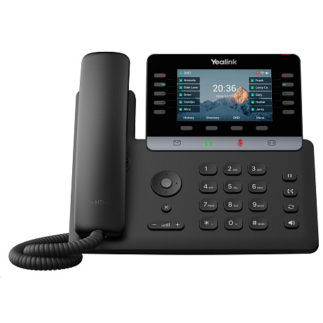 Yealink SIP-T74U SIP telefon, displej 4,3" (480 x 272), 2 x RJ45 10/100/1000 Mbps, 1 x USB