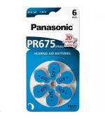 PANASONIC Zinkovzduchová baterie PR-675(44)/6LB AA 1,2V (Blistr 6ks)
