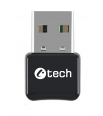 Bluetooth adaptér C-TECH BTD-01, v 5.0, USB mini dongle