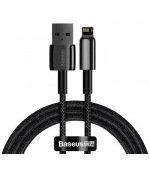 Baseus CALWJ-01 Tungsten Gold Kabel Lightning 2.4A 1m Black