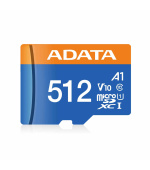 ADATA MicroSDXC karta 512GB Premier UHS-I C10 V10 (R:100/W:25 MB/s) + SD adaptér