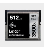 Lexar Pro 3500X Cfast (VPG-130) R525/W445 512GB