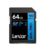 Lexar 64GB Pro 800x Pro SDXC C10 V30 U3