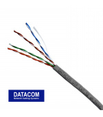 Metráž DATACOM UTP drát CAT5E PVC 50m šedý