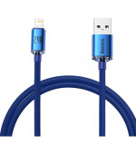 Baseus CAJY000003 Crystal Shine Series Datový Kabel USB - Lightning 20W 1,2m Blue