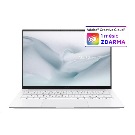 ASUS NTB Zenbook S14 OLED (UX5406SA-OLED720XZ), Ultra7 258V, 14" 2880 x 1800, 32GB, 512GB SSD, Intel Arc, W11 Pro, White