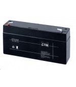 Baterie - CTM CT 6-3,4 (6V/3,4Ah - Faston 187), životnost 5let