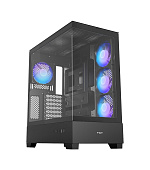 FSP M370-BA/Midi Tower/Transpar./Černá