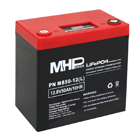 MHPower MS50-12(L) Lithium baterie LiFePO4 12V/50A