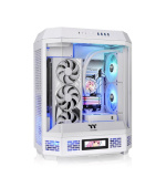 THERMALTAKE Case The Tower 600, ATX, Průhledná bočnice, 2x 140mm Fan, bílá