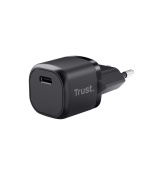TRUST nabíječka 20W Maxo, USB-C, Nabíječka do zdi, černá