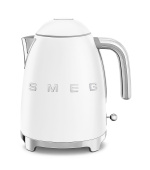 Smeg KLF03WHMEU, rychlovarná konvice, 1,7 l, (7 šálků), 2400 W, styl 50. let, matná bílá