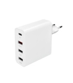 Solight adaptér 3+1, 48W, QC3.0+PD, 3x USB-A, 1x USB-C
