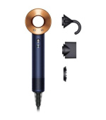 Dyson Supersonic HD07 T1/T2 fén, 1600 W, 3 rychlosti, 4 teploty, koncentrátor, pruská modrá/měděná