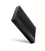 AXAGON EE25-GTR, USB-C 10Gbps - SATA 6G 2.5" RIBBED box, černý