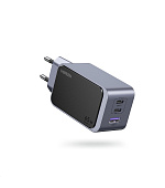 UGREEN síťová rychlonabíječka Nexode S 65W 3-Port, 2x USB-C,1x USB-A, GaN, stříbrná