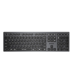 A4tech FBX50C, bezdrátová kancelářská klávesnice, šedá