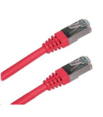 XtendLan patch kabel Cat5E, FTP - 3m, červený